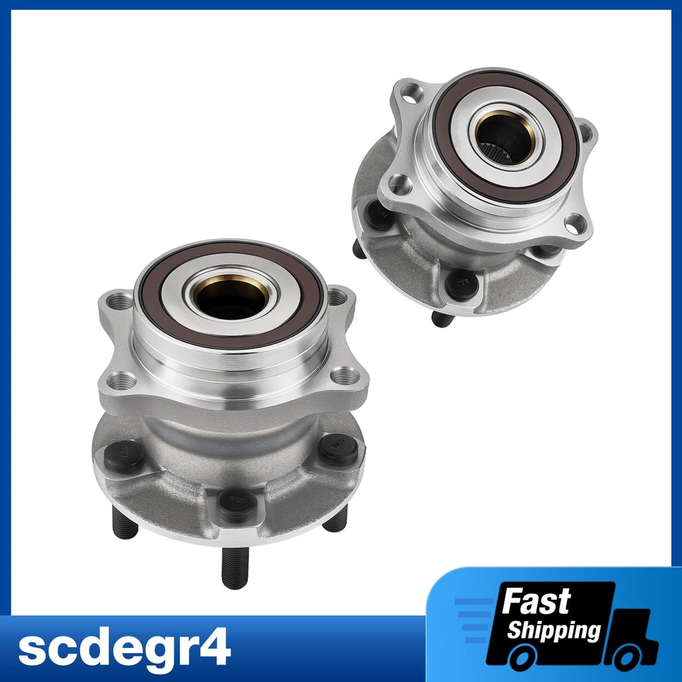 Conjunto de cojinete de rueda trasera y buje 2 piezas para Subaru Legacy 2010-2014 2,5 L H4 Foto 1 de 4