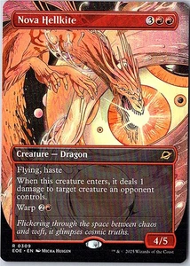 Nova Hellkite (Borderless) R Edge of Eternities 309 Near Mint - Picture 1 of 1