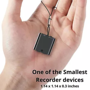 Hidden Voice Activated Recorder Digital Audio Dictaphone Recording Device Spy - Picture 1 of 14