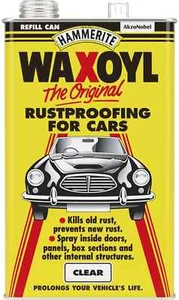 Aceite de cera Hammerite Waxoyl a prueba de óxido transparente 5 litros inhibidores de corrosión - Imagen 1 de 7