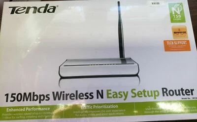 NEW Tenda W316R-4 Port Single Antenna Wireless-N Router Easy Setup Sealed - Image 1 of 4