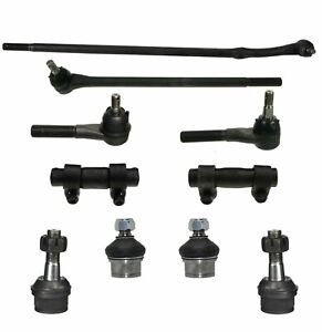 Front Suspension Steering Set 10 Pc for 1980-1996 Ford Bronco & Ford F-150 New