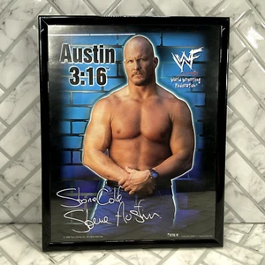 WWF gerahmtes 8" x 10" Stone Cold Steve Austin Bild - Bild 1 von 6