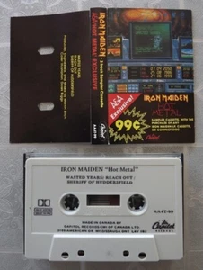 IRON MAIDEN • Hot Metal • Cassette • Canada - Picture 1 of 2