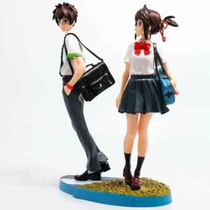 Statue / Figurine Your Name ¤ Tachibana Taki & Yamizu Mitsuha ¤ PVC 22 cm ¤ NEUF - Imagen 1 de 11