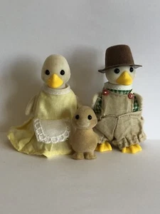 Sylvanian Families rara famiglia di anatre Puddleford vintage tra cui 1 anatroccolo - Foto 1 di 22