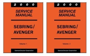 Dodge Avenger Chrysler Sebring 2000 manual de reparación de taller - Imagen 1 de 1