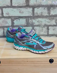 Brooks Defyance 9 grau türkis lila Laufschuhe Größe 7,5 - Bild 1 von 6