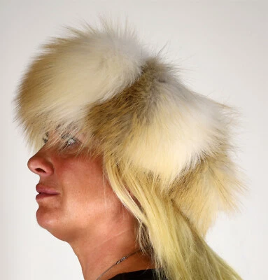 Nueva diadema de piel de zorro Golden Island Efurs4less Foto 1 de 4