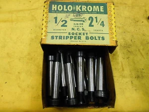 25 NEW SHOULDER BOLTS 1/2" x 2 1/4" x 3/8-16 tpi socket head screw HOLO-KROME - Picture 1 of 1