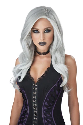 Peluca Disfraz Belleza Fatal Gótica Vampiro Adulto Mujer Foto 1 de 3