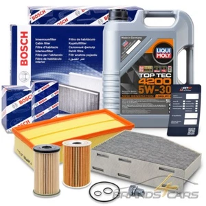 BOSCH INSPEKTIONSPAKET+5l LIQUIMOLY FÜR AUDI A3 SEAT SKODA VW TOURAN 1.6 2.0 TDI - Bild 1 von 12