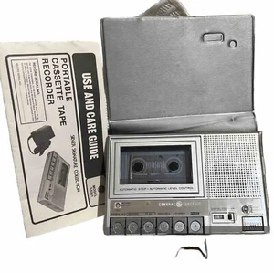 Vintage General Electric Portable Cassette Tape Recorder 3-5361A- Tested Work - Picture 1 of 7