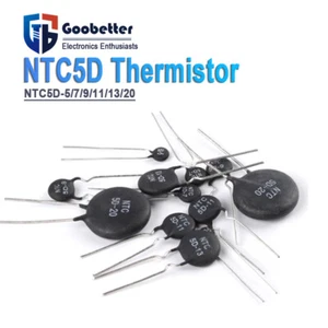 NTC Thermistorwiderstand negativer Temperaturkoeffizient NTC5D-5/7/9/11/13/20 - Picture 1 of 9