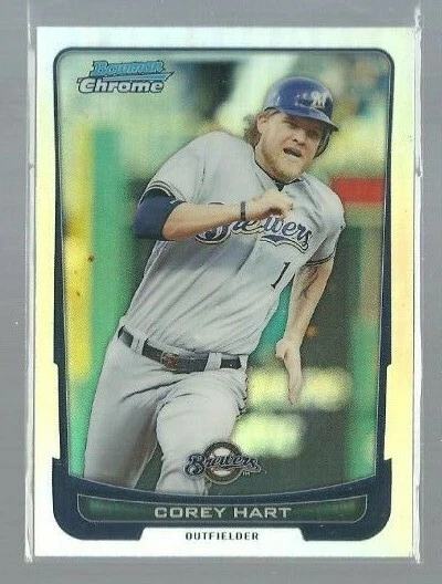  2012 Bowman Chrome Refractors #101 Corey Hart (ref56591) - Image 1 of 1