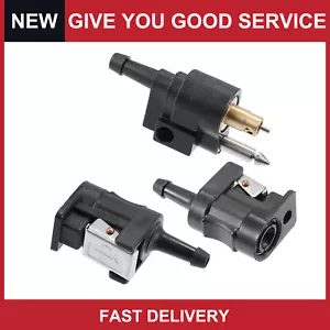 Pack of 3 Boat Engine Fuel Line Connector Fittings Joint for Yamaha Outboard - Foto 1 di 7