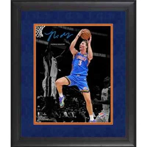 Josh Giddey Oklahoma City Thunder Facsimile Signature Framed NBA Official Frame - Picture 1 of 1