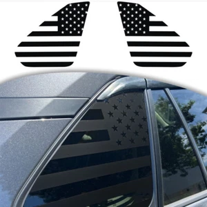 2pcs/set USA Flag PVC Sticker Rear Side Window Decal for Toyota Rav4 2019 - Picture 1 of 7