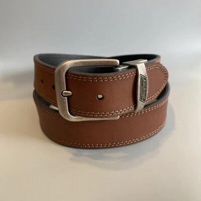 Dickies коричневый 38» кожаный ремень шириной 1,25» твердое логотип пряжка очень хорошее состояние товара - Изображение 1 из 4