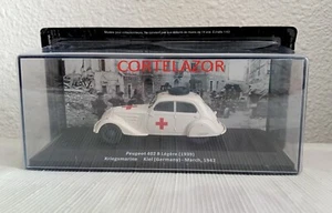 COCHE MILITAR MILITARY CAR PEUGEOT 402 B LÉGÈRE IXO 1/43 NUEVO NEW MINT IN BOX - Imagen 1 de 6