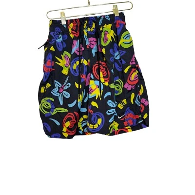 Nikelab NRG Bright Floral Above The Knee Shorts Men S Black Multi Summer Rave - Image 1 of 4