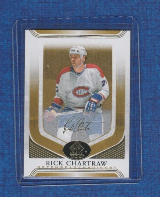 2020-21 Upper Deck SP Signature Edition Legends Gold # 181 Rick Chartraw - Image 1 of 2