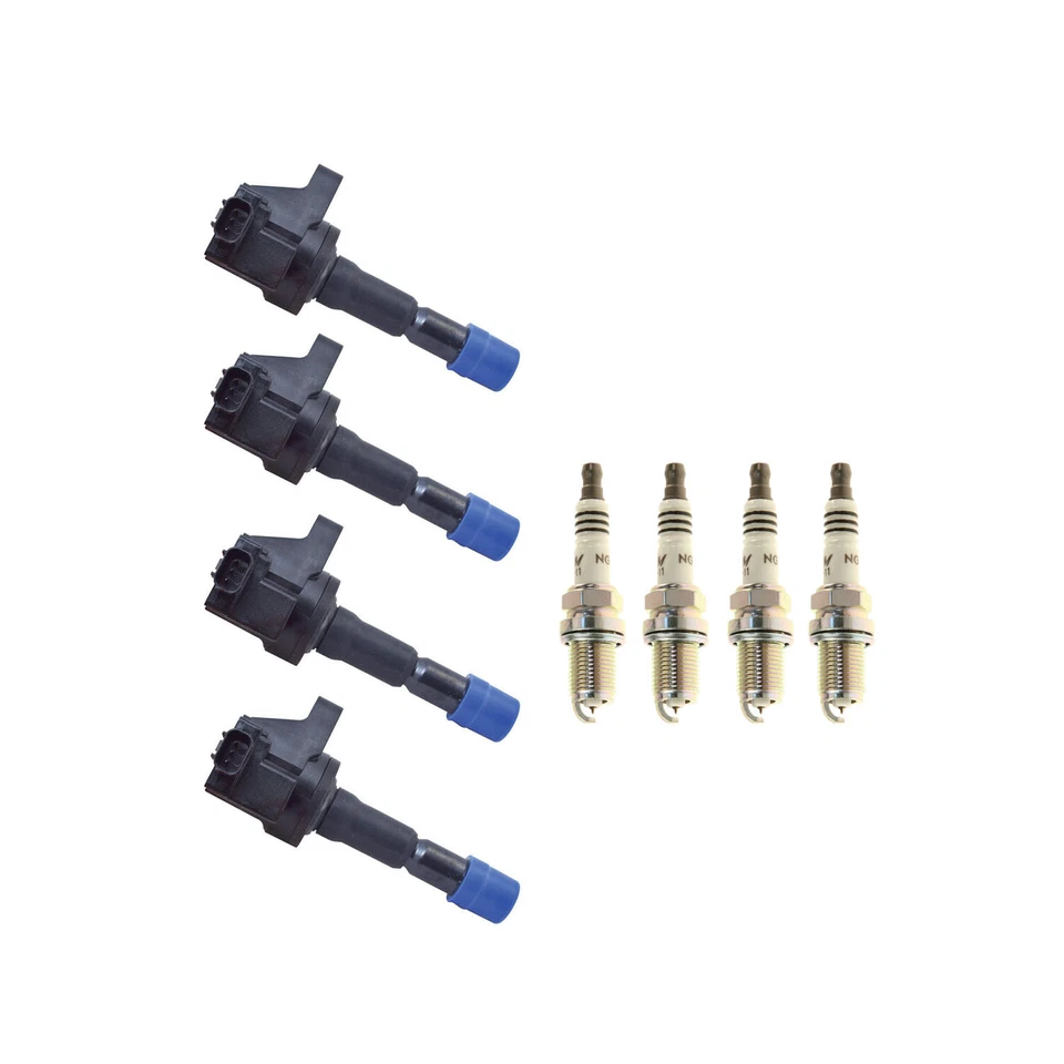 Kit de 4 bujías de iridio Hitachi bobina de encendido 4 NGK para CR-Z 1,5 L4 LEA1 Foto 1 de 1