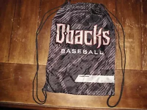BOLSA DE CORDÓN DE BÉISBOL ARIZONA DBACKS DIAMANTES RESPALDOS TOTALMENTE NUEVA TIENDA STOCK - Imagen 1 de 10