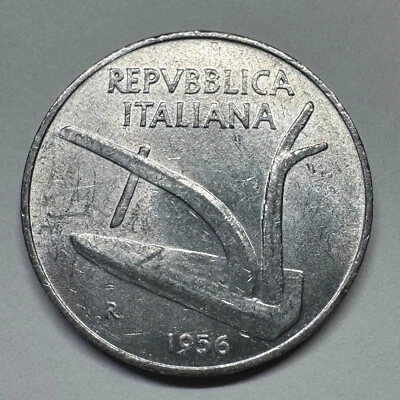 1956 Italy 10 Lire - Beautiful Coin - #B-095 - Image 1 of 2