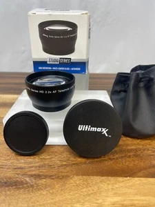 Ultimaxx Studio Series 49mm 2.2X Telephoto Lens High Definition Autofocus - Picture 1 of 8