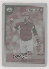 2005 Topps Total Printing Plate Magenta Front 1/1 Jason LaRue #76 0lm
