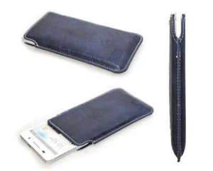 caseroxx Bolsa estilo "business" para Huawei Ascend P6 en azul fabricado con cue - Imagen 1 de 4
