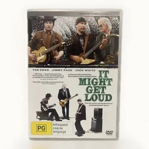 It Might Get Loud DVD (2008) Jimmy Page The Edge Jack White Region 4 - Picture 1 of 2