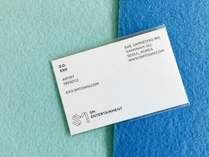 EXO SM official business card limited pressed D.O - Picture 1 of 2