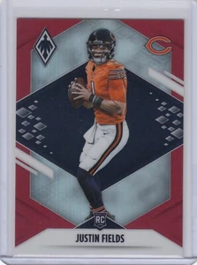 #/250 Justin Fields RC ▪ 2021 Panini Phoenix RED Prizm #108 Rookie Bears - Picture 1 of 4