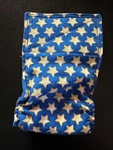 Dog Puppy Belly Band Wrap Contour Diaper Male Flannel lined 21" x 4.5" STARS - Picture 1 of 6