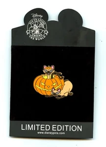 Pin Jack O'Lantern calabaza LE 250 de Disney Shopping Dama y el Vagabundo Si Am Gats - Imagen 1 de 1