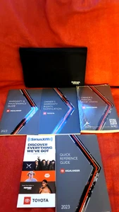2023 Toyota Highlander Short Version Owners Manual OEM Full Set Sealed Case - Foto 1 di 5