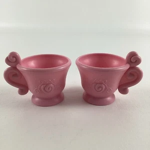 Juego de té Little Tikes Tenderheart tazas de té de repuesto rosa par fingir - Imagen 1 de 7