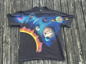 Camisa AOP Galaxy Solar System Vintage Habitat Para Hombre - Talla L Espacio Exterior - Imagen 1 de 15