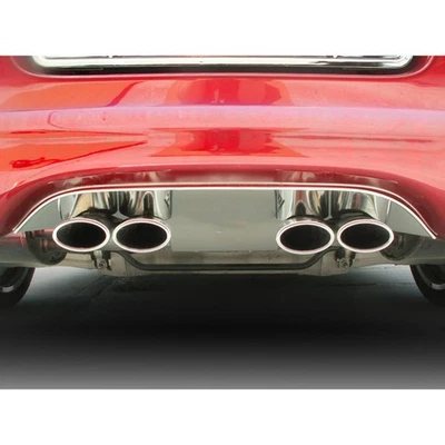 Panel de llenado de escape con banderas cruzadas 50 para Corvette 1997-04 se adapta a escape OEM Foto 1 de 2