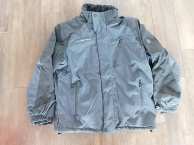 Chaqueta ZeroXposur Para Hombre Mediana Negra Gris Abrigo de Invierno con Capucha Resistente al Agua Cálido Foto 1 de 4