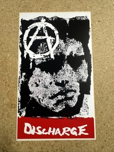 ADESIVO VINTAGE ANNI 80/INUTILIZZATO faccia di scarico raro UK82 PUNK UK DEADSTOCK OI - Foto 1 di 2