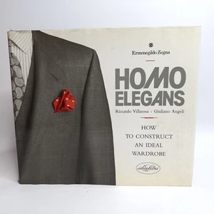 Homo Elegans How To Construct An Ideal Wardrobe Hardcover Book Giuliano Angeli - Picture 1 of 21