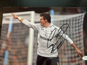 Gareth Bale signed Autogramm Foto JSA COA Spurs Real Madrid LAFC 12 X 8 - Bild 1 von 6