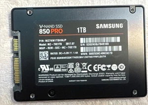 Disque SSD SATA3 MZ-7KE1T0 Samsung 850 Pro Series 1 To 2,5 pouces - Photo 1/3