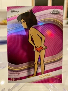 2025 Topps Disney Chrome - Mowgli Pink Refractor /250 Jungle Book - Bild 1 von 2