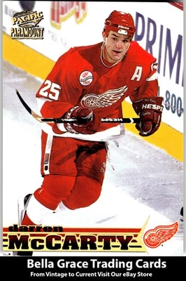 1998-99 Pacific Paramount Darren McCarty #79 Detroit Red Wings NHL Hockey - Image 1 of 2