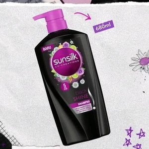 Sunsilk Stunning Black Shine Shampoo 650ml 22.1 Fl Oz (Pack of 1) - Picture 1 of 3