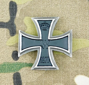 2344 WW1 DEUTSCHLAND EISERNES KREUZ ABZEICHEN 1.KLASSE EK 1870 EISERNES KREUZ - Bild 1 von 2